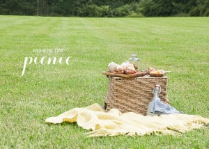 Gift ideas for father's day picnic basket